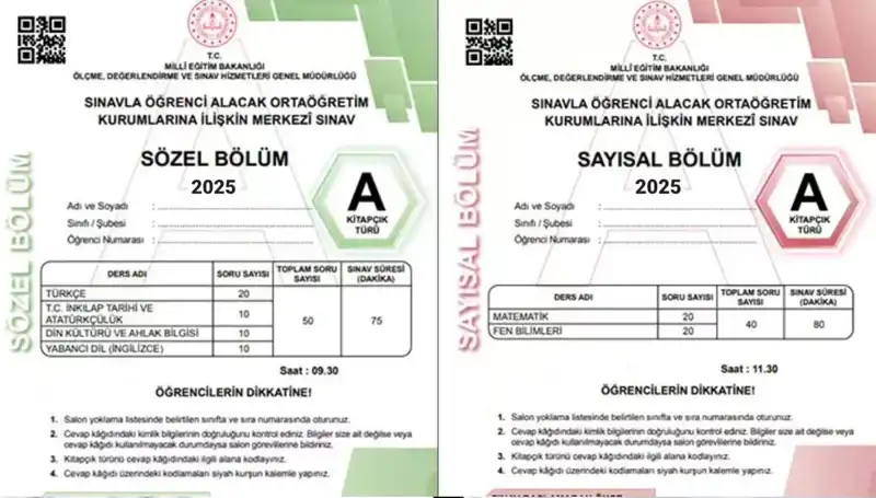 LGS 2025 Sınavı için Soru ve Cevap Anahtarı Yayın Tarihleri Açıklandı