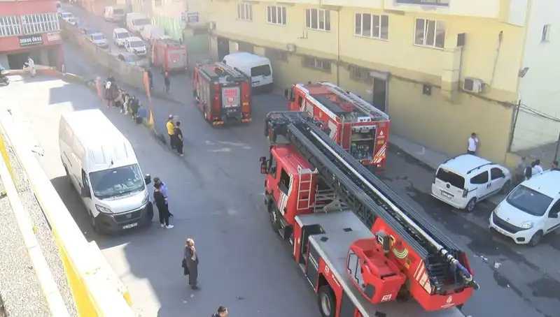 İstanbul'daki Tekstil Atölyesinde Yangın Çıktı: Korku Dolu Anlar